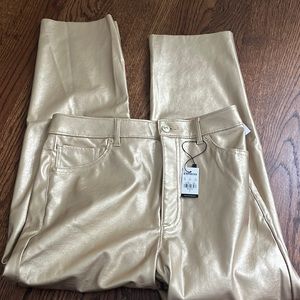 NWT gold express pants!